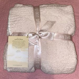 Barefoot Dreams Cozy Chic Contrast Tip Blanket